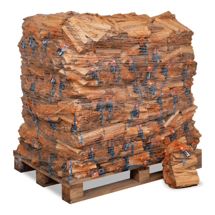 Anzündholz Blue – 18 cm | 96 × 2 kg Weichholz, schnell entflammbar & effizient