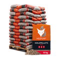 Holzpellets Red – 65 × 15 kg | Hartholzpellets mit hohem Heizwert, wenig Asche